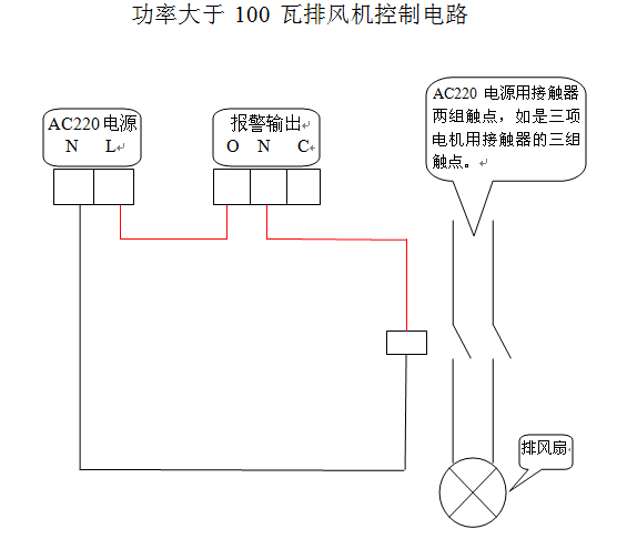 氣體報警器與風機聯(lián)動